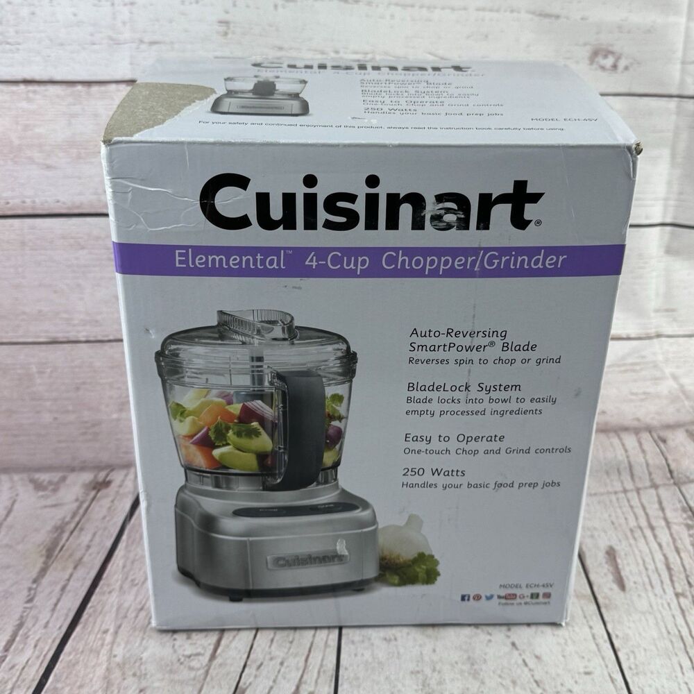 Cuisinart Elemental 4 Cup Chopper Grinder Motor Base Blade Parts Repair
